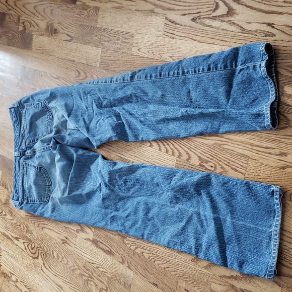 (4R) Eddie Bauer Regular Natural Straight Fit Jeans Western Farmhouse Relaxed - Picture 9 of 9